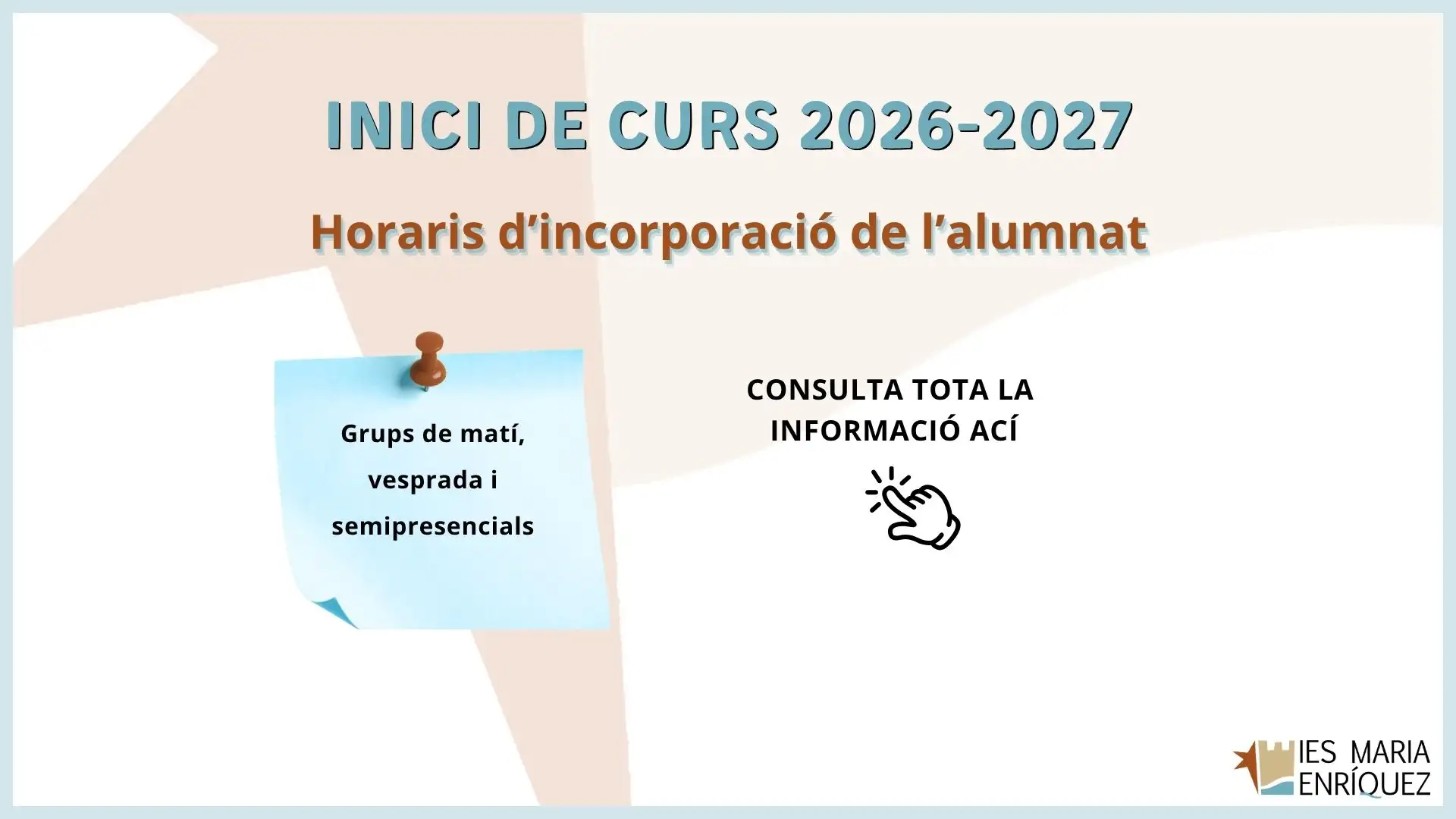 INICI DE CURS 26-27