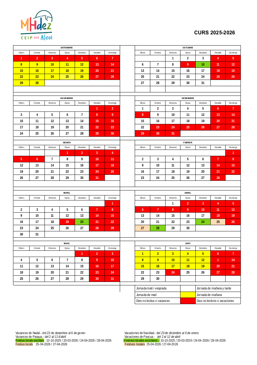 2025-2026-CALENDARI-ESCOLAR LOGO COLE 4