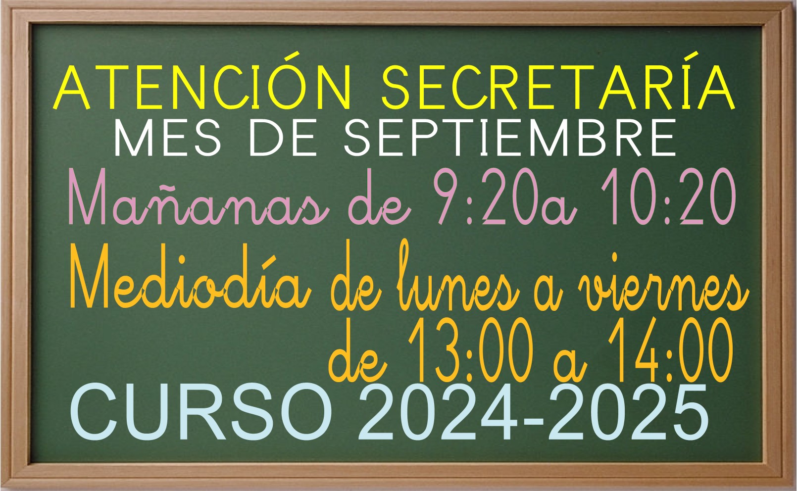 Atencion septiembre