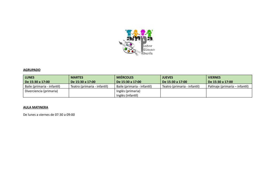 Extraescolars PGB 2024-2025-2