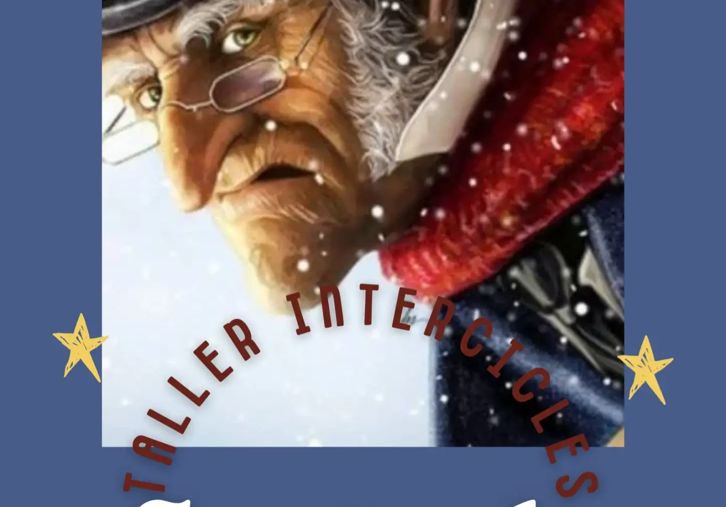 Cartel Vertical Feliz Navidad Esfera Navideña Elegante Azul