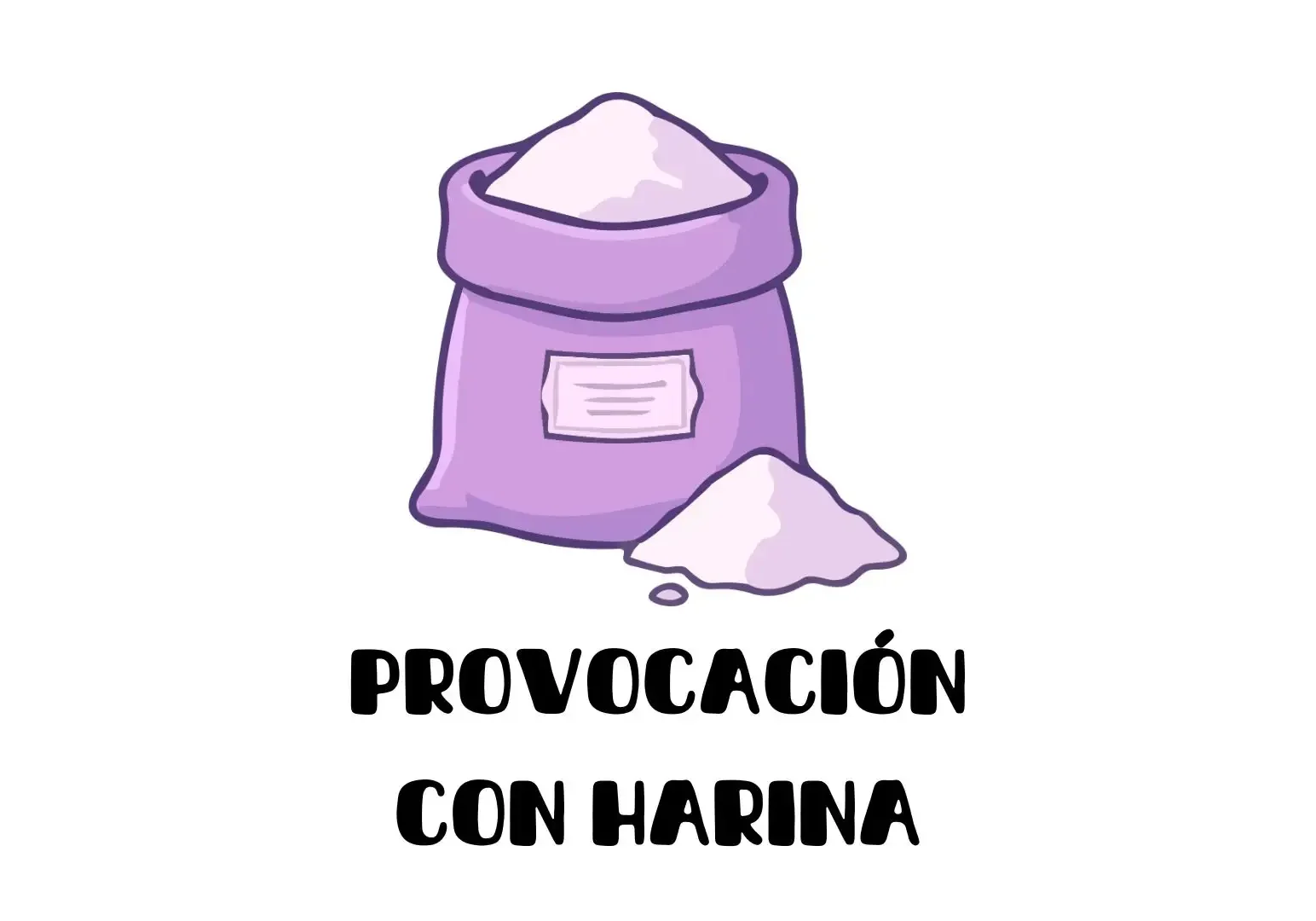 PROVOCACIÓ AMB FARINA