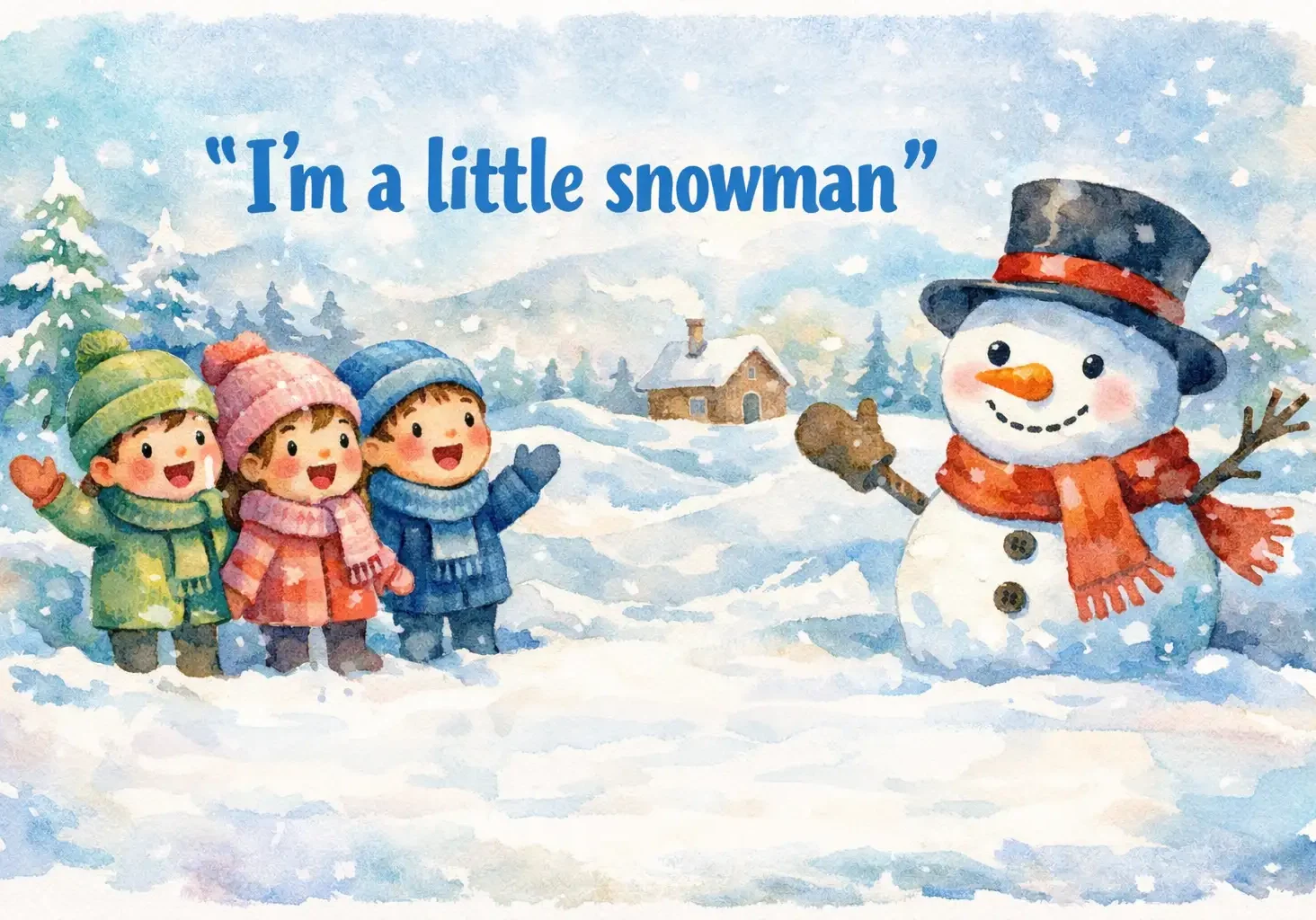 i'm a little snowman