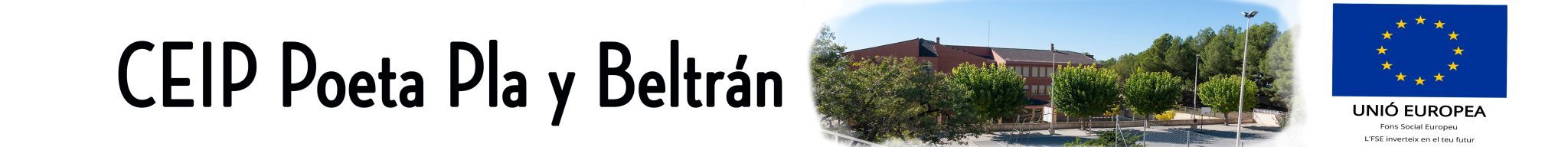 Logo CEIP Poeta Pla y Beltrán Logo CEIP Poeta Pla y Beltrán