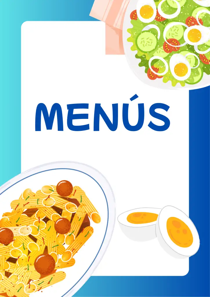 Accés als menus mensuals