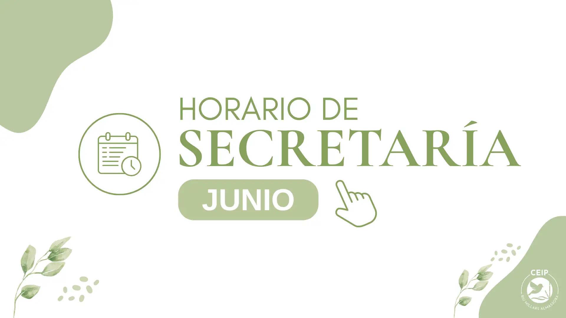 Còpia de HORARIO DE SECRETARÍA