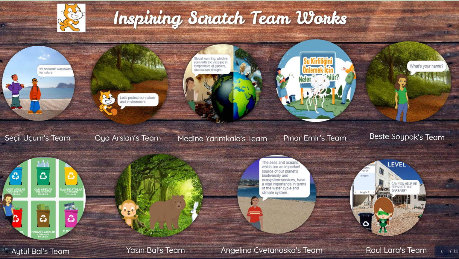 Inspiring Scratch Team works