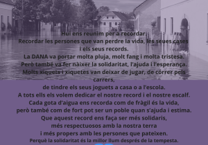 Violeta Monótono Minimalista Inundación Centro de la Crisis Sticker