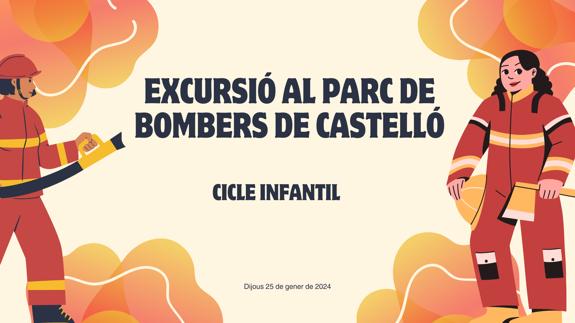 VISITA AL PARC DE BOMBERS DE CASTELLÓ CICLE INFANTIL