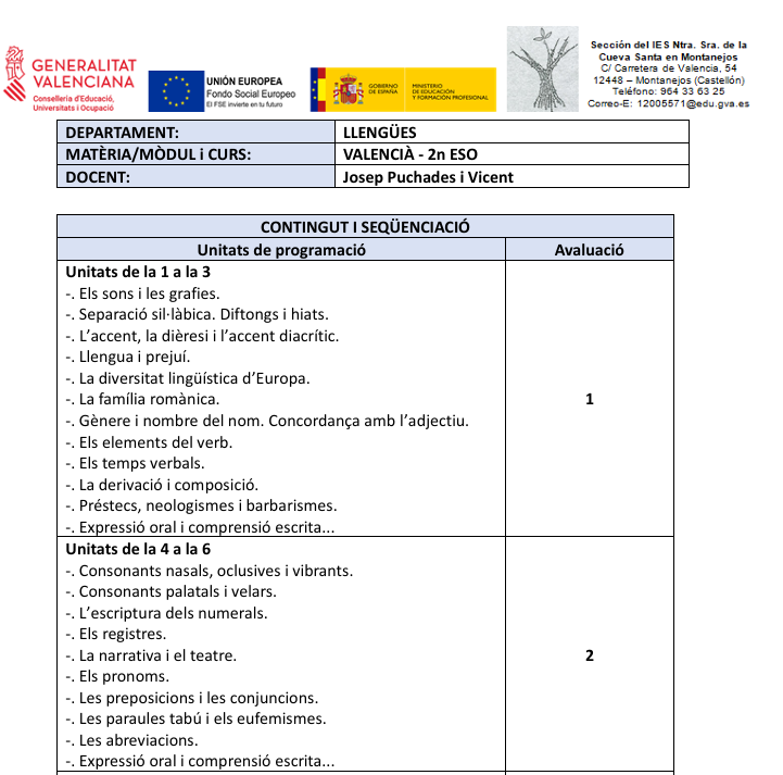 VLC 2 ESO 1