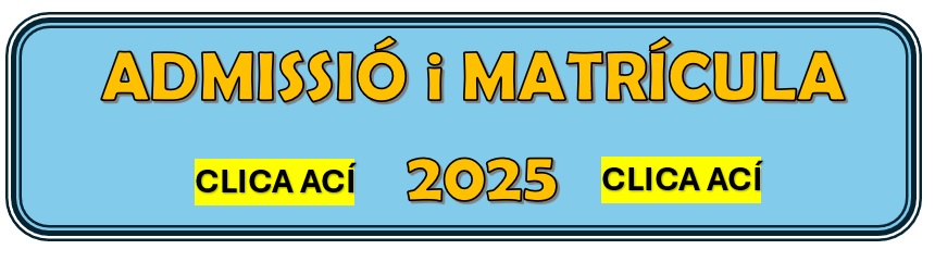 CARTEL ADMISSIO I MATRICULA WEB