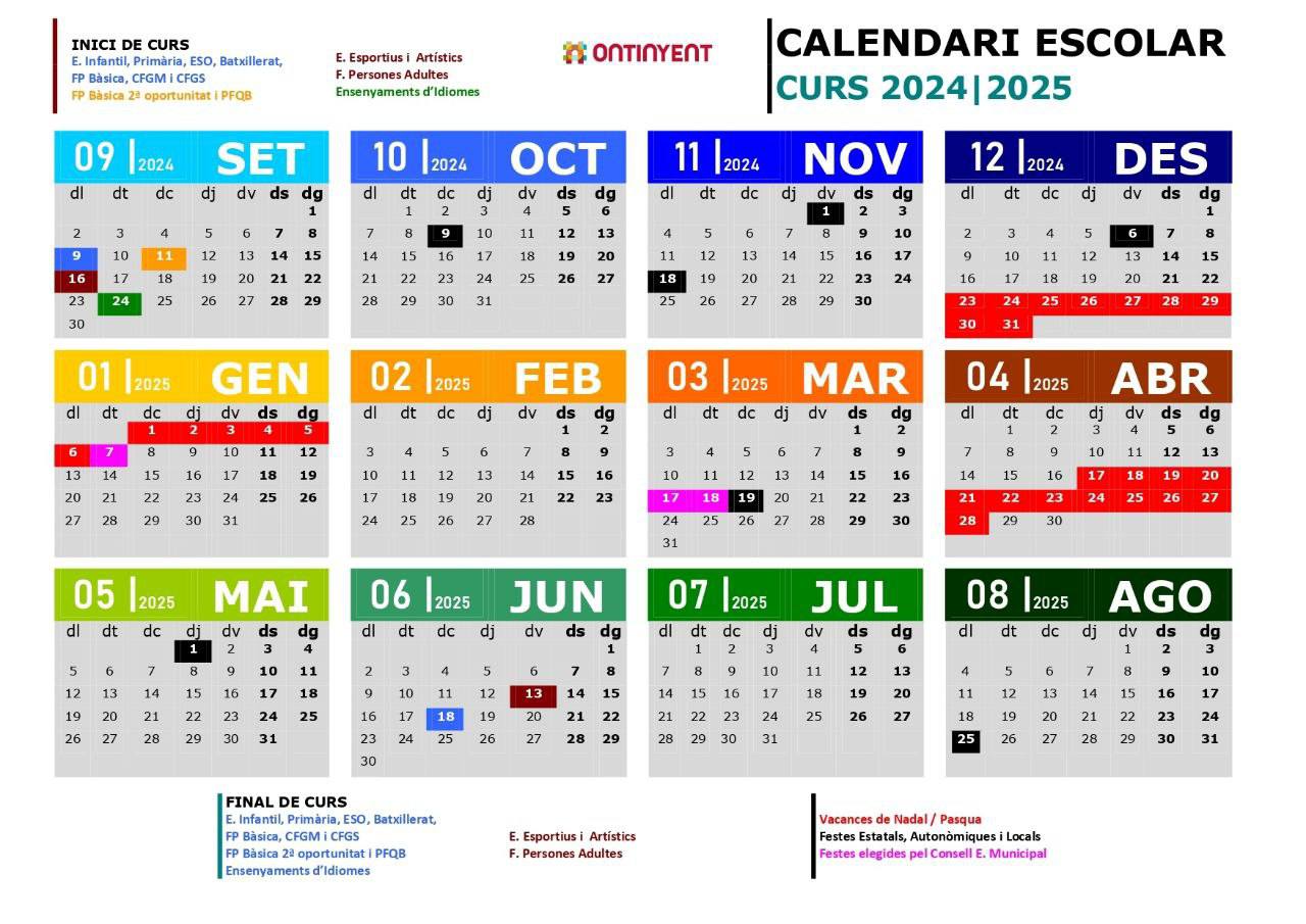 CALENDARI 24-25