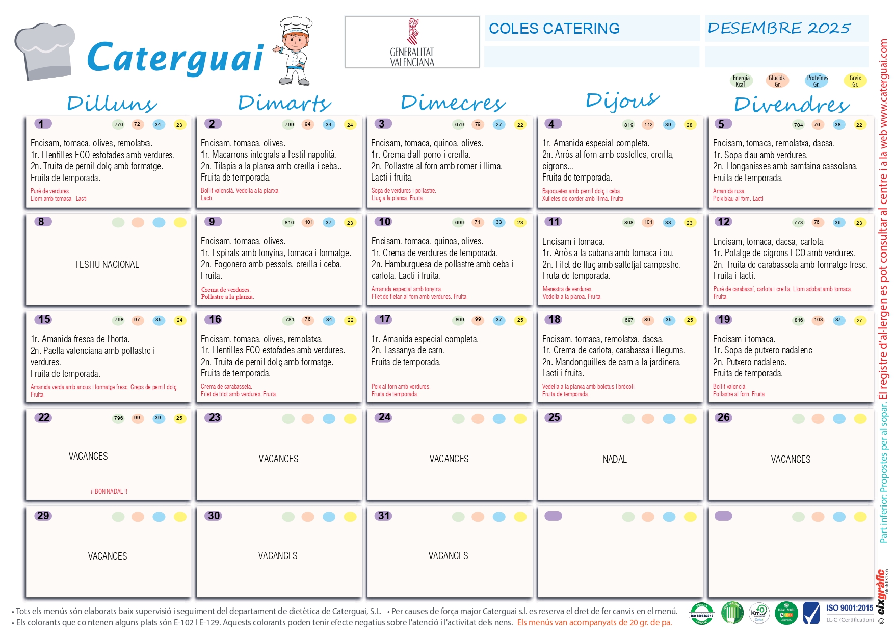 MENU COLES CATERING DESEMBRE 2025_page-0001