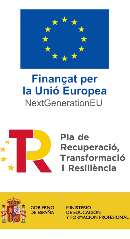Aquest centre desenvolupa mesures en el marc del Pla de Recuperació, Transformació i Resiliència – Finançat per la Unió Europea – NextGenerationEU